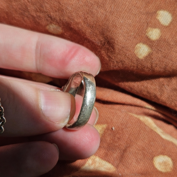 CHAINED LABRADORITE STERLING RING - Picture 4 of 7